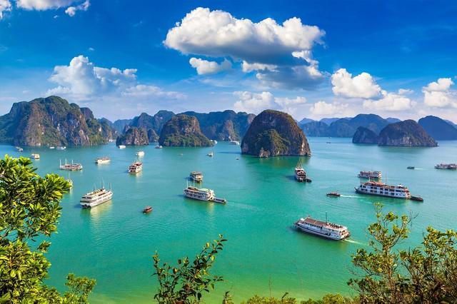 Ha Long Bay-Cat Ba Archipelago becomes world natural heritage  - Ảnh 1.